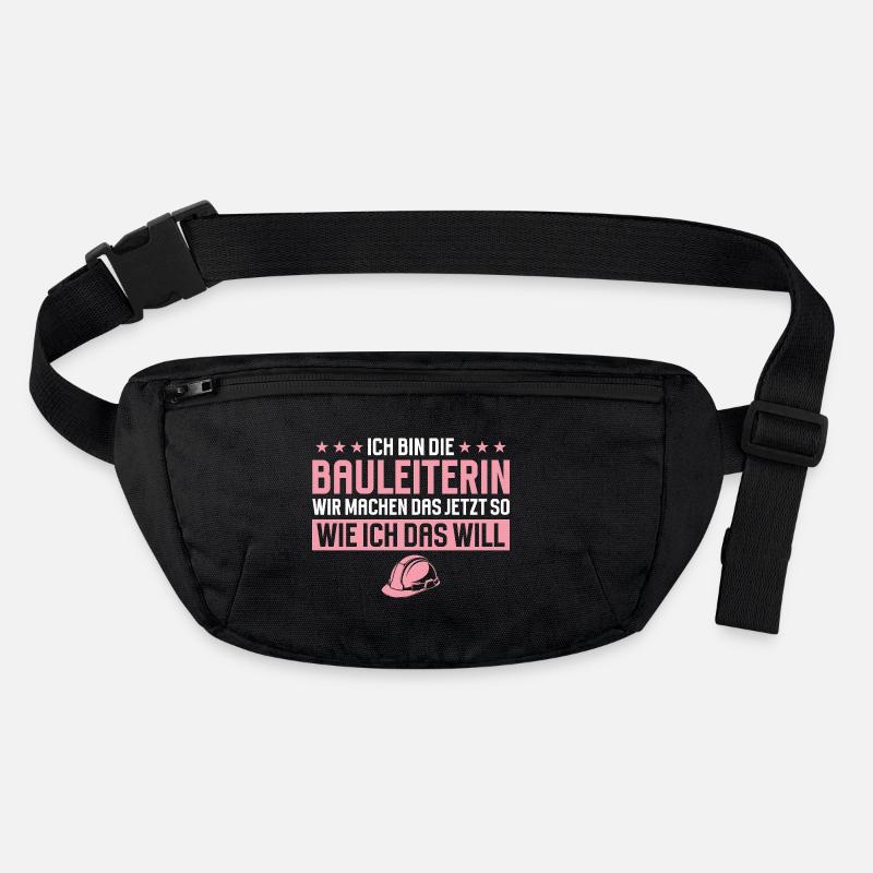 Construction Manager Funny Saying Construction Site Stanley/Stella recycled Hip Bag 