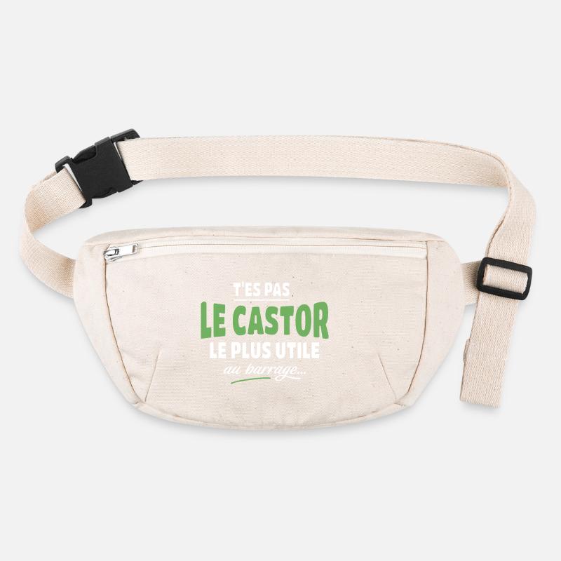 Tes pas le castor le plus utile Sac banane recyclé Stanley/Stella