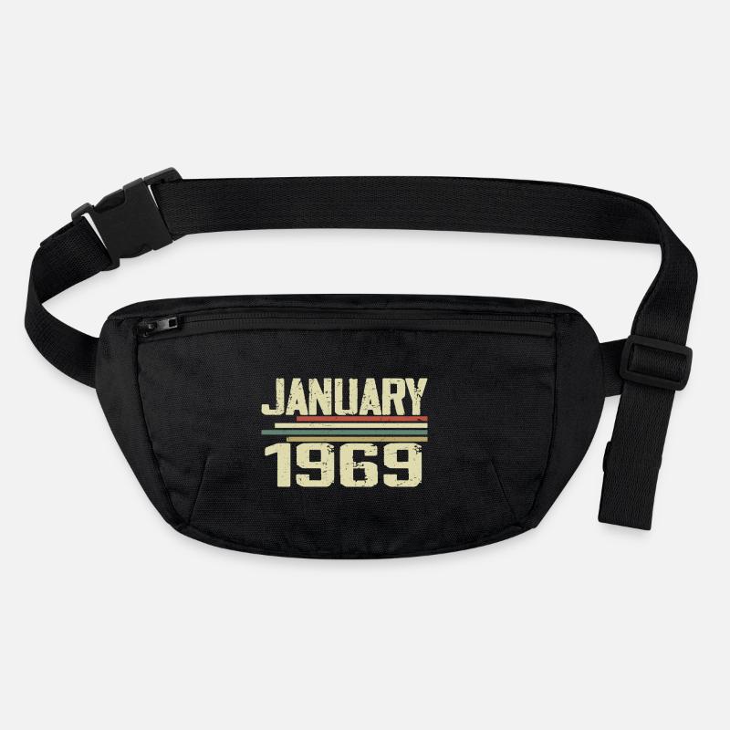 January 1969 - Birthday Gift January 1969 Stanley/Stella recycled Hip Bag 