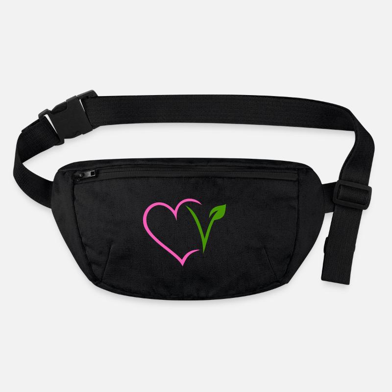 Vegan Heart Stanley/Stella recycled Hip Bag 