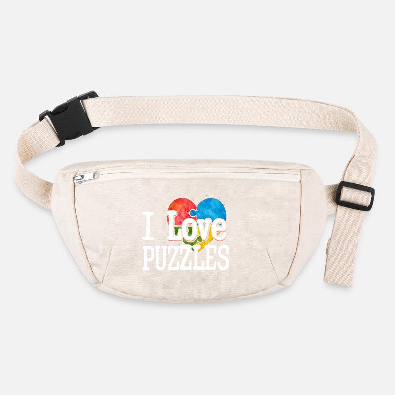 J’aime les puzzles pièce puzzle Sac banane recyclé Stanley/Stella