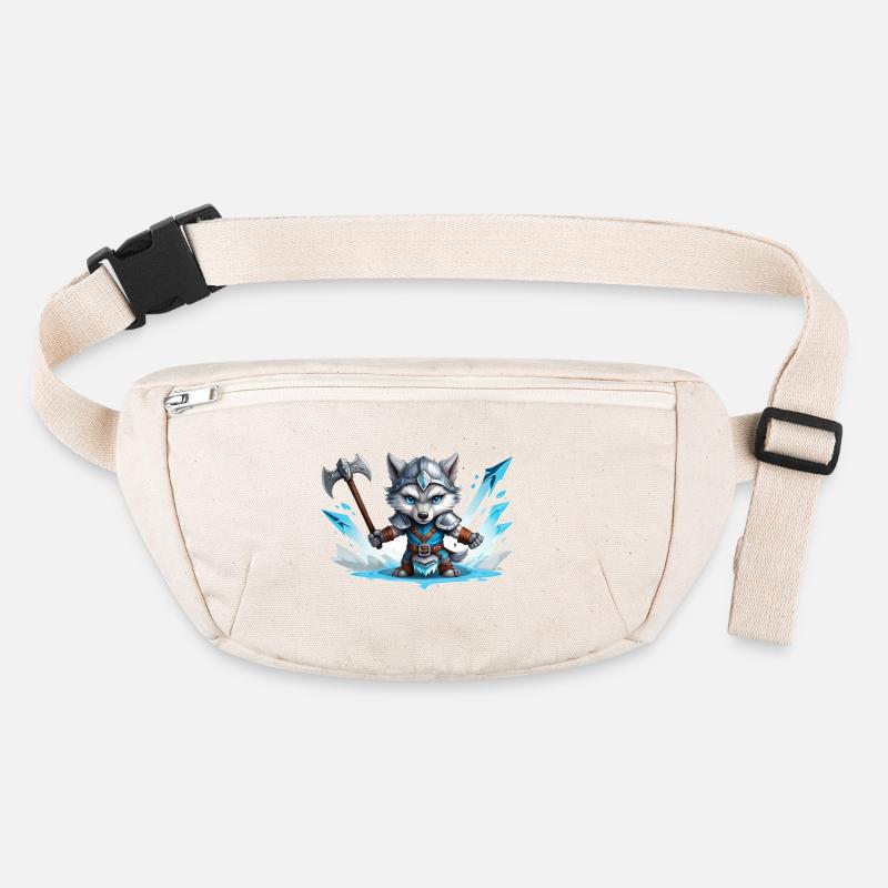 Guerrier loup viking Sac banane recyclé Stanley/Stella