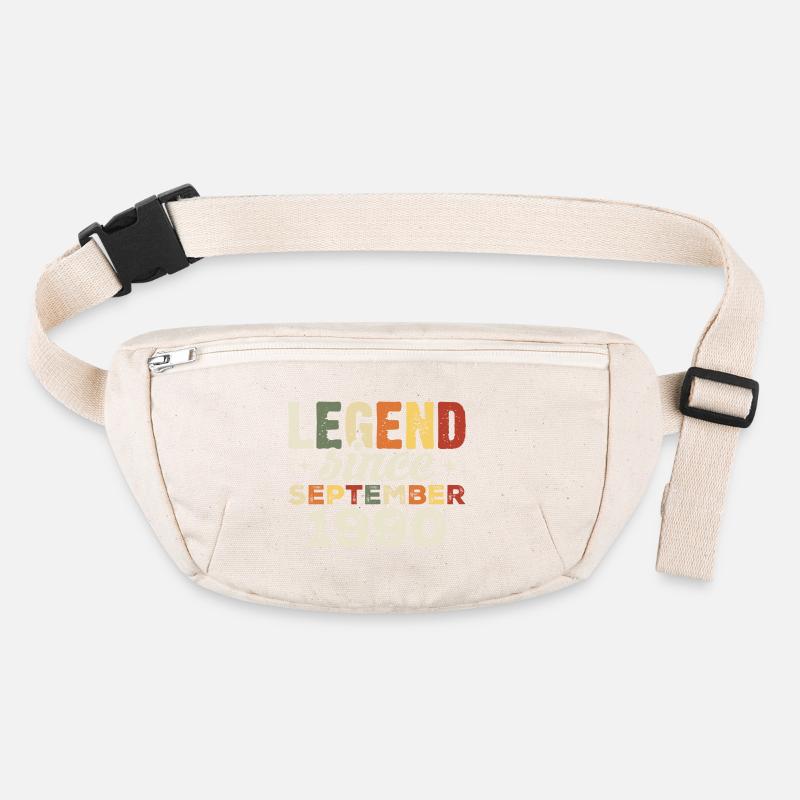 Legendary since September 1990 Birthday September Stanley/Stella recycled Hip Bag 