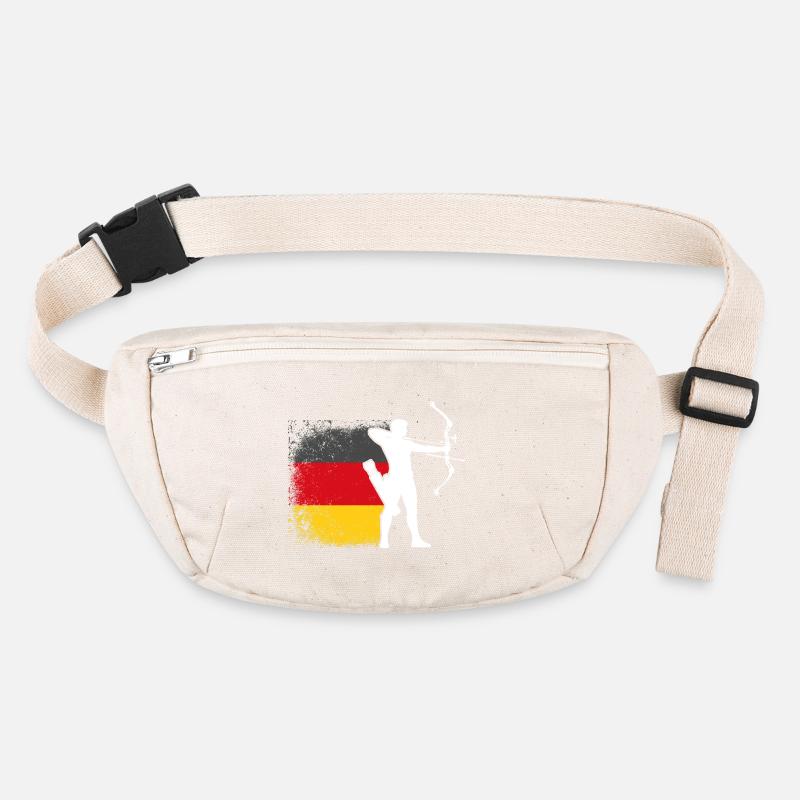 Bogenschütze Deutschland Flagge Bogenschießen Stanley/Stella recycelte Gürteltasche