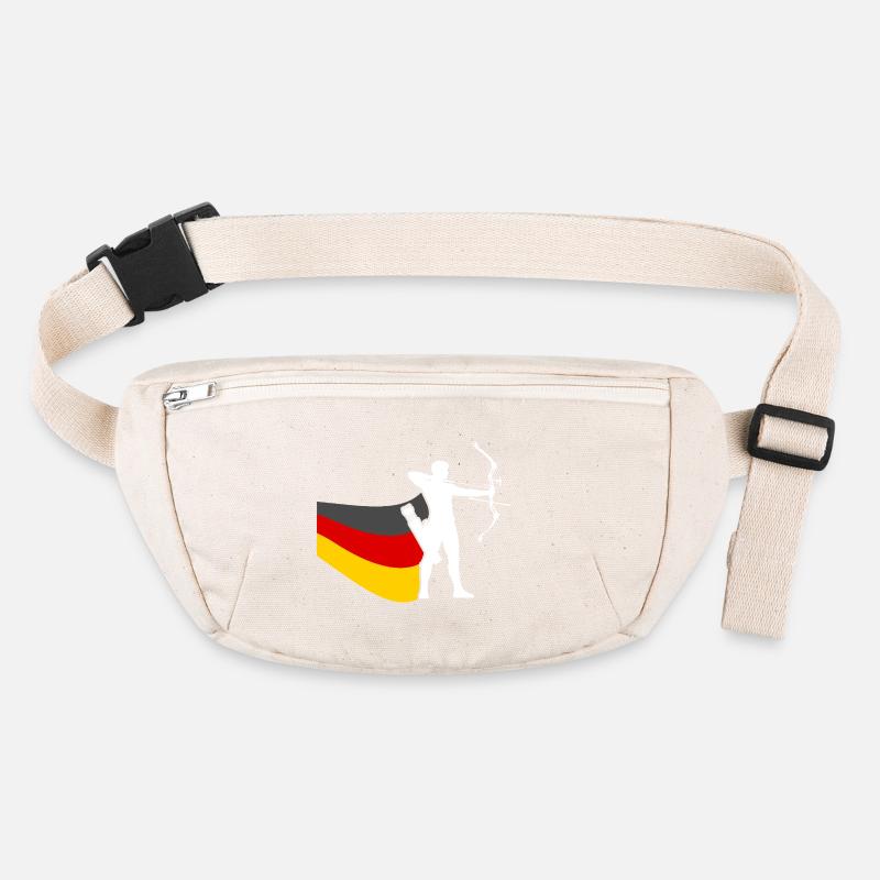 Bogenschütze Deutschland Flagge Bogenschießen Stanley/Stella recycelte Gürteltasche