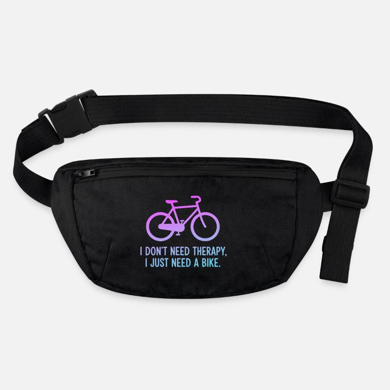 Fahrradtherapie-Gradientenzitat Stanley/Stella recycelte Gürteltasche