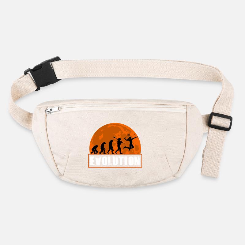 Badminton Evolution Spieler Retro Moon Sport Stanley/Stella recycelte Gürteltasche
