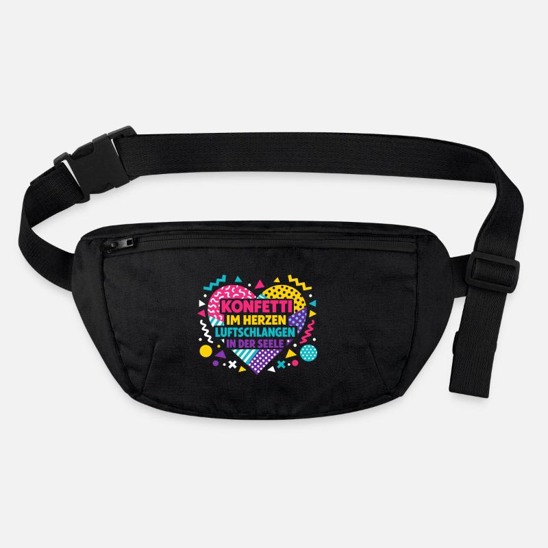 Carnival confetti in the heart - funny gift Stanley/Stella recycled Hip Bag 