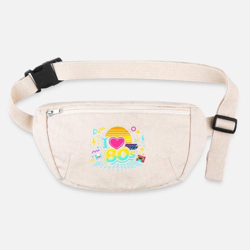 80s I Love The 80s Stanley/Stella recycled Hip Bag 