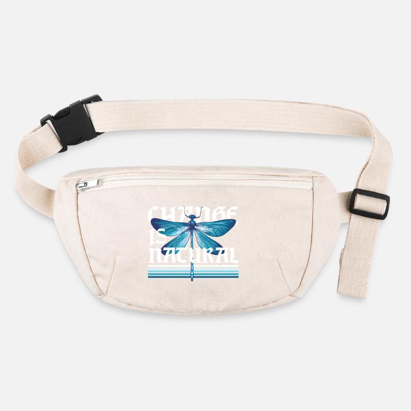 Le changement des libellules libellules est naturel Sac banane recyclé Stanley/Stella