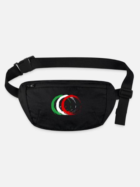 Iran - Stanley/Stella recycelte Gürteltasche - Schwarz - Vorne