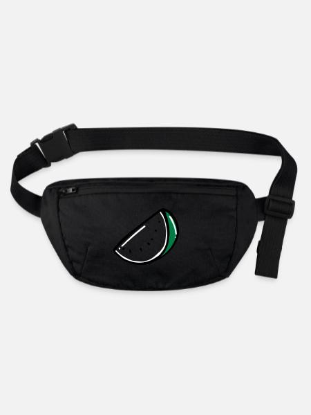 Melone Partnershirt - Baby - Stanley/Stella recycled Hip Bag  - black - Front