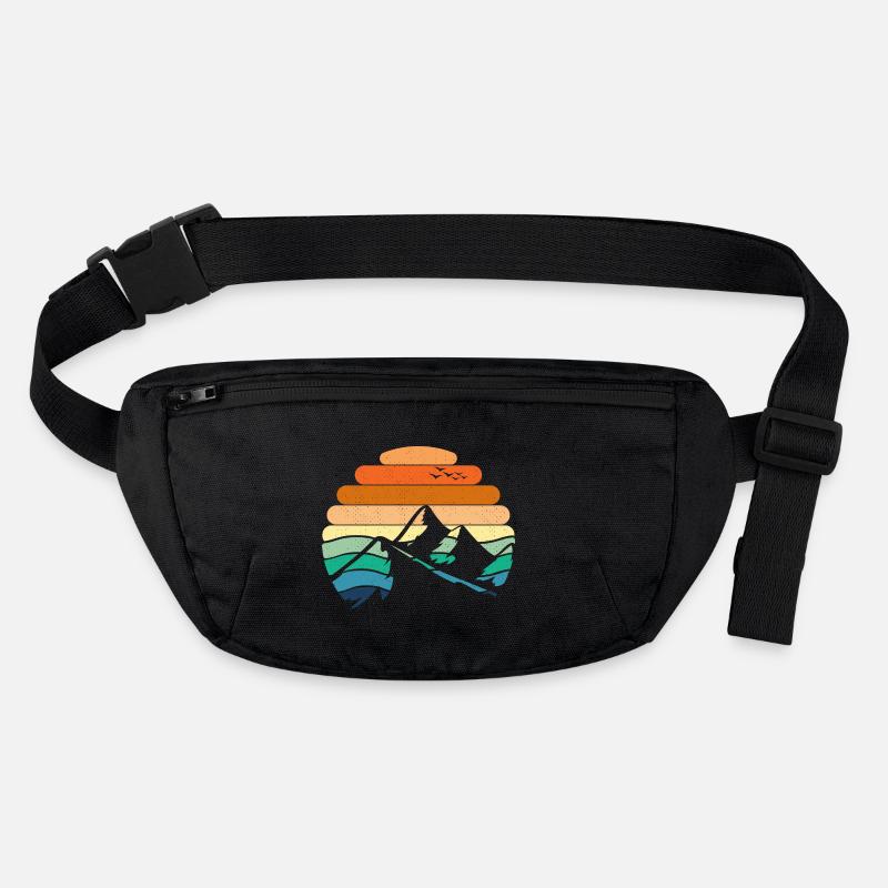 Mountain Landscape Sunset Stanley/Stella recycled Hip Bag 