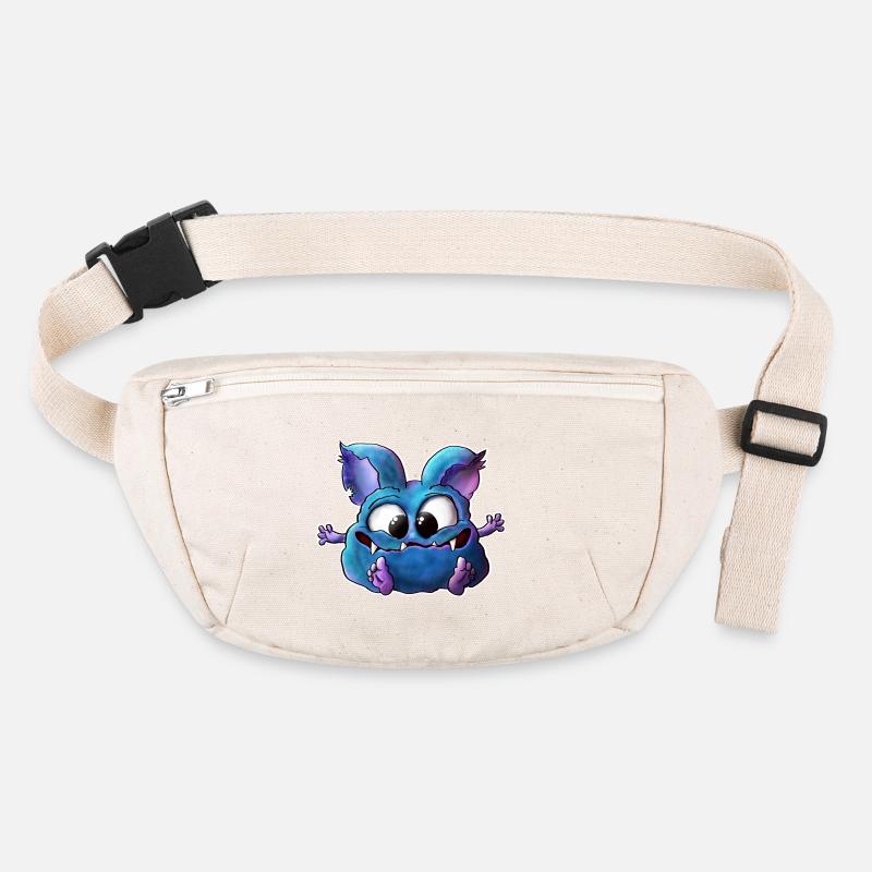 let yourself be hugged.... Cuddly Monster Stanley/Stella recycled Hip Bag 