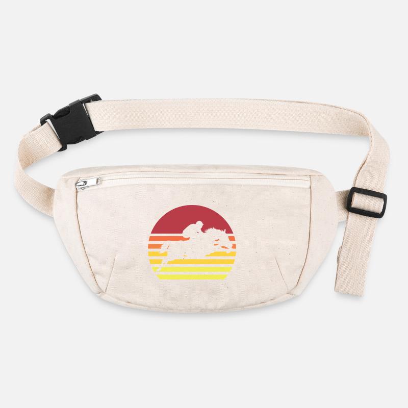 Lustiges Pferde Bild Reitpferd Stanley/Stella recycelte Gürteltasche