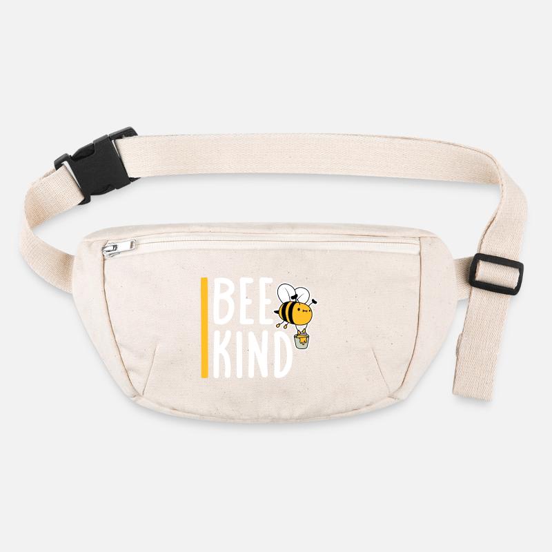 Be Kind Cute Honey Kindness Bee Love Inspirational Stanley/Stella recycled Hip Bag 
