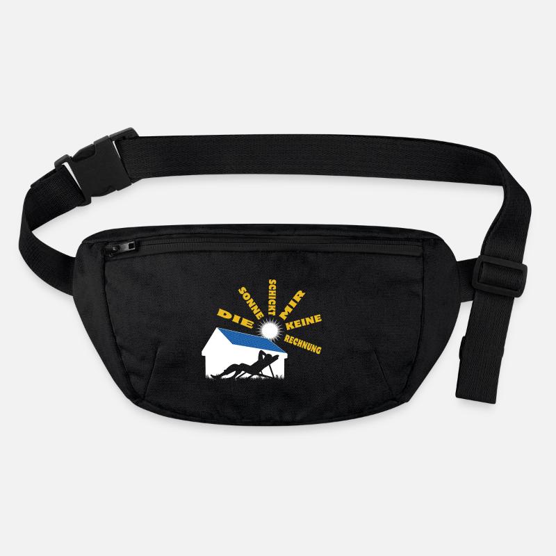 Die Sonne schickt keine Rechnung - Photovoltaik Stanley/Stella recycelte Gürteltasche