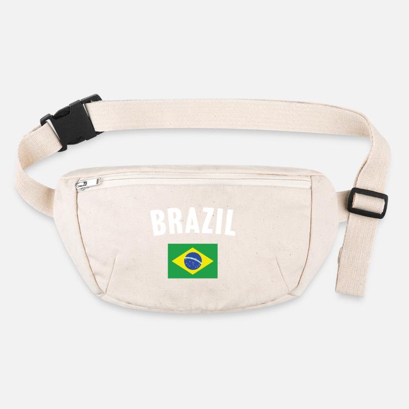 Drapeau du Brésil Sac banane recyclé Stanley/Stella