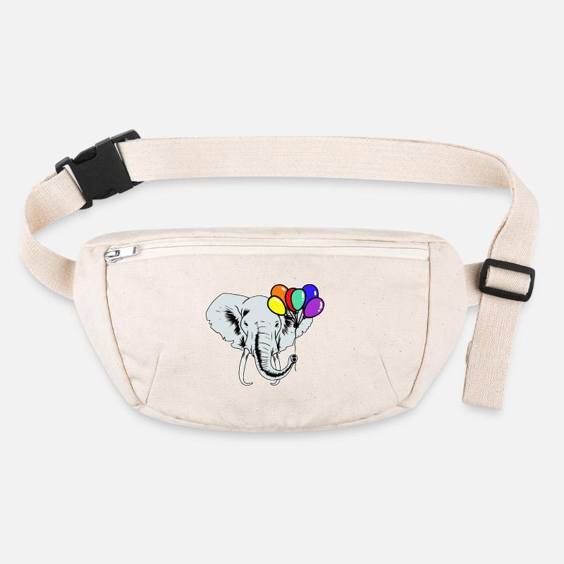 Eléphant Eléphant Ballons Arc-en-ciel LGBT Sac banane recyclé Stanley/Stella