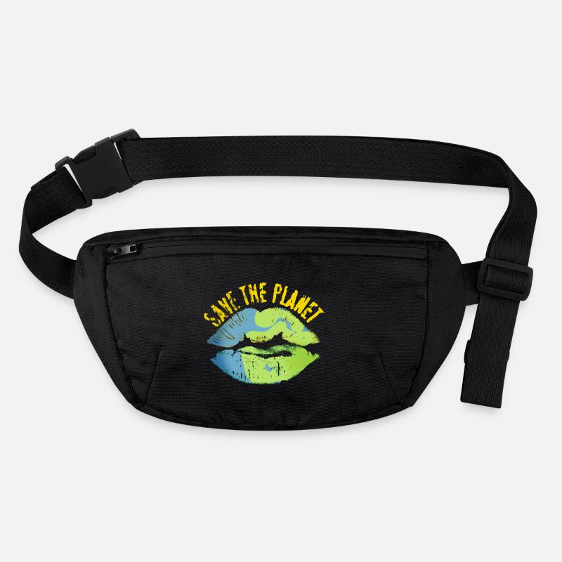 Save the world vintage look Stanley/Stella recycelte Gürteltasche