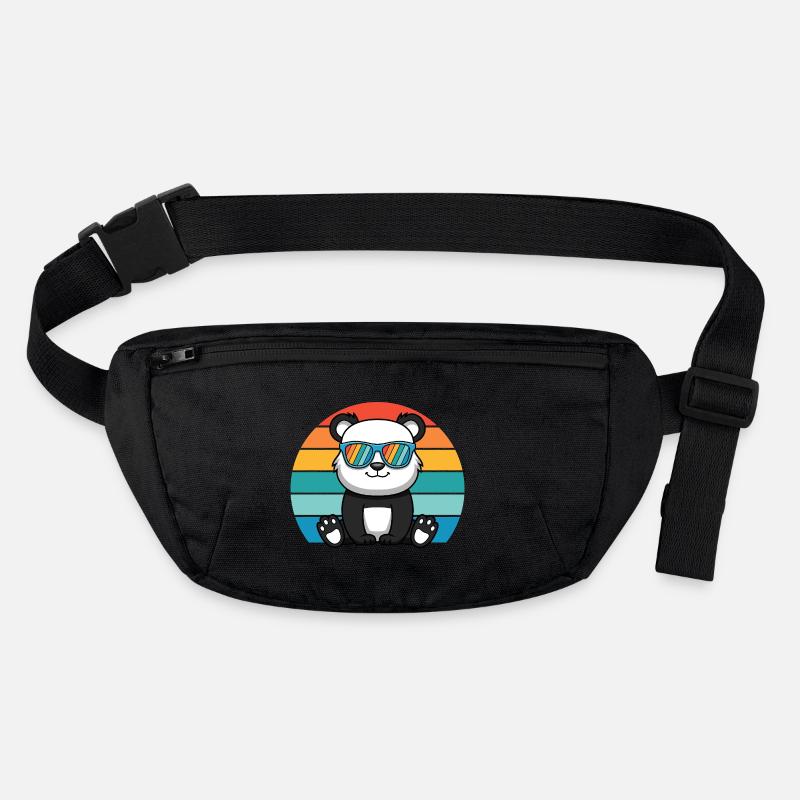 Asiatique Panda Ours Lunettes de Soleil Rétro Panda Sac banane recyclé Stanley/Stella