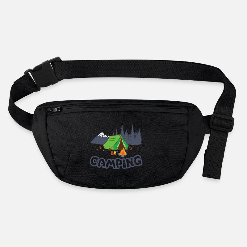 Camping - Stanley/Stella recycled Hip Bag  - black