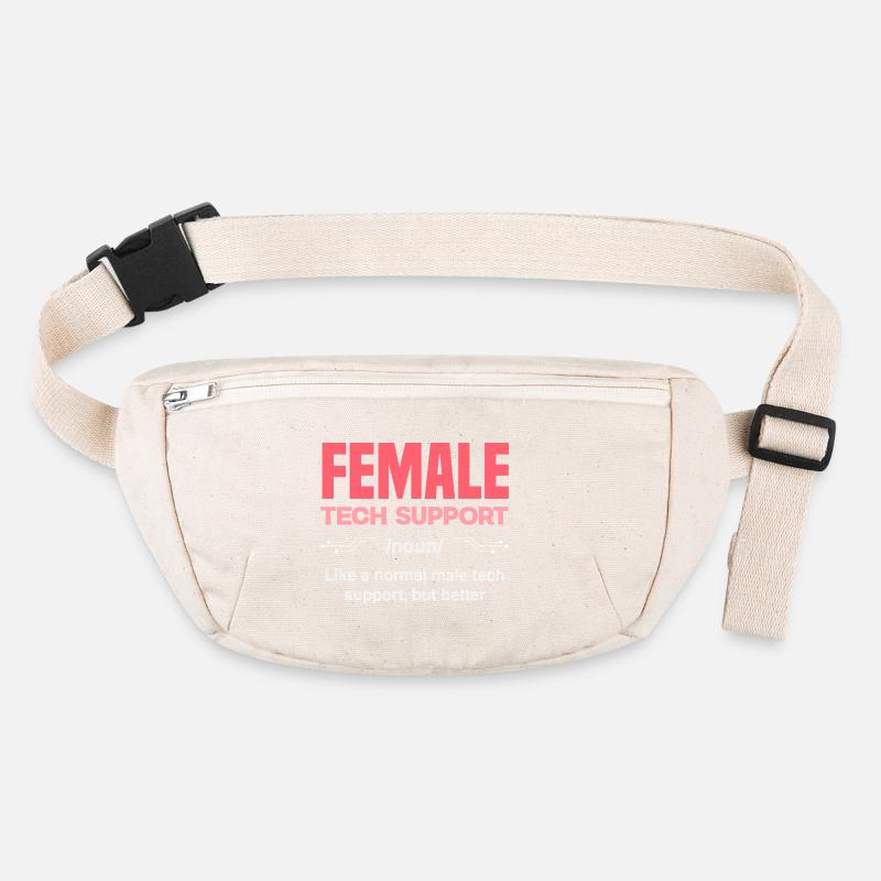 Assistance technique Définition de la femme Administration informatique Ordinateur Sac banane recyclé Stanley/Stella