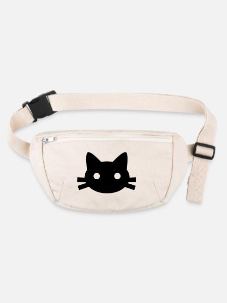 kids cat - Sac banane recyclé Stanley/Stella - blanc naturel - Devant
