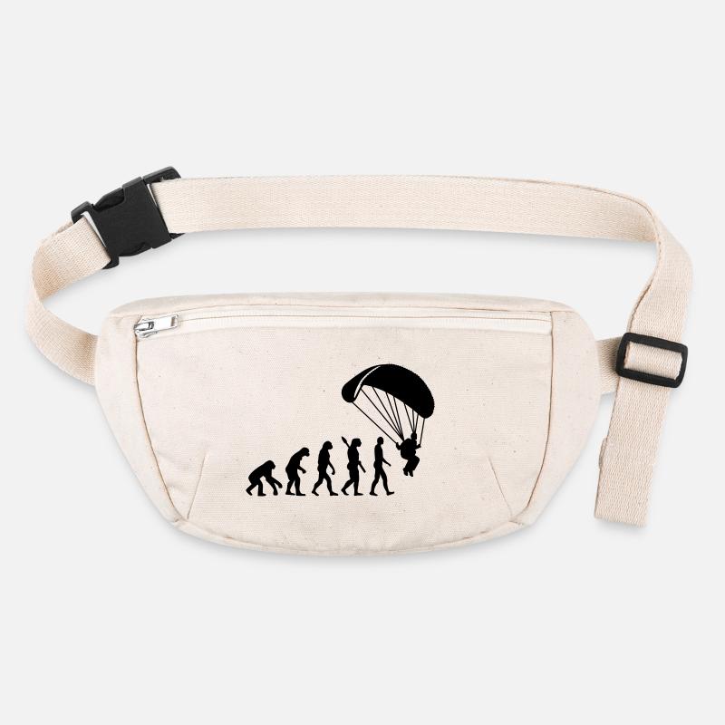 Evolution Fallschirmspringen Stanley/Stella recycelte Gürteltasche