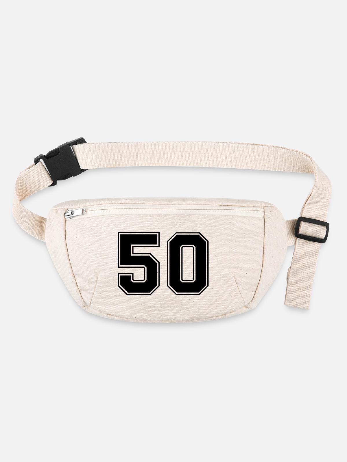 50 - Stanley/Stella recycled Hip Bag  - natural - Front