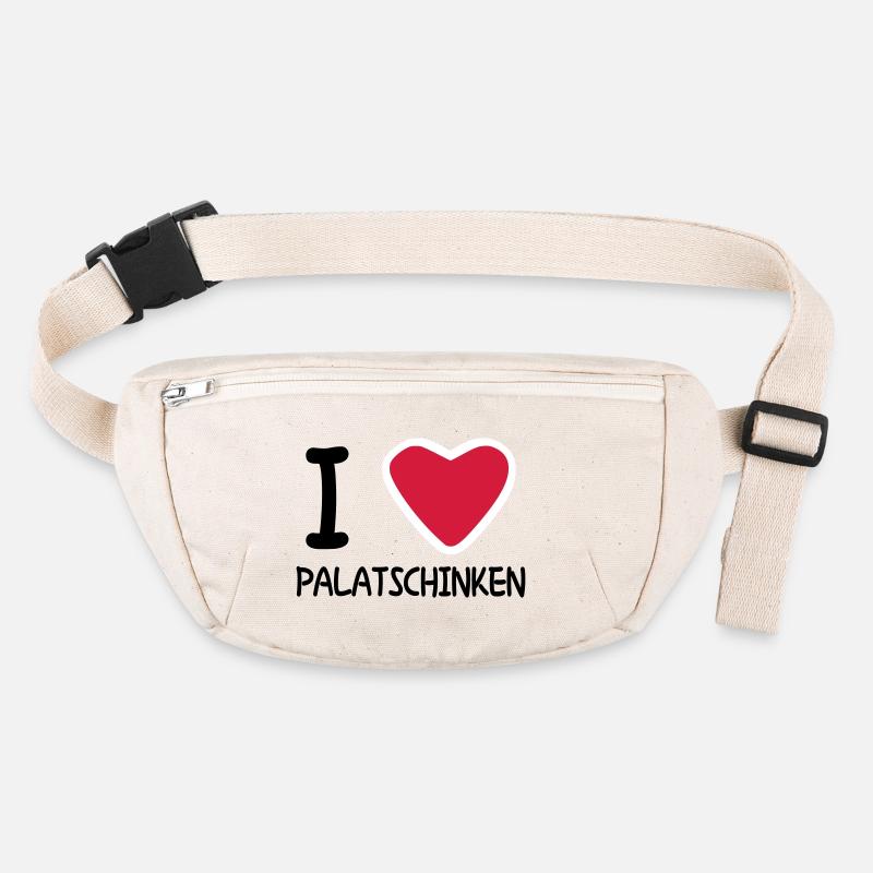 I love Palatschinken Stanley/Stella recycelte Gürteltasche