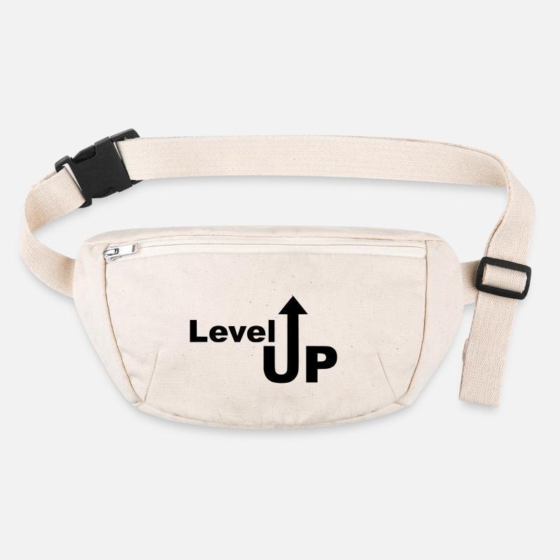 Level Up Rise Arrow up gift made Stanley/Stella recycled Hip Bag 