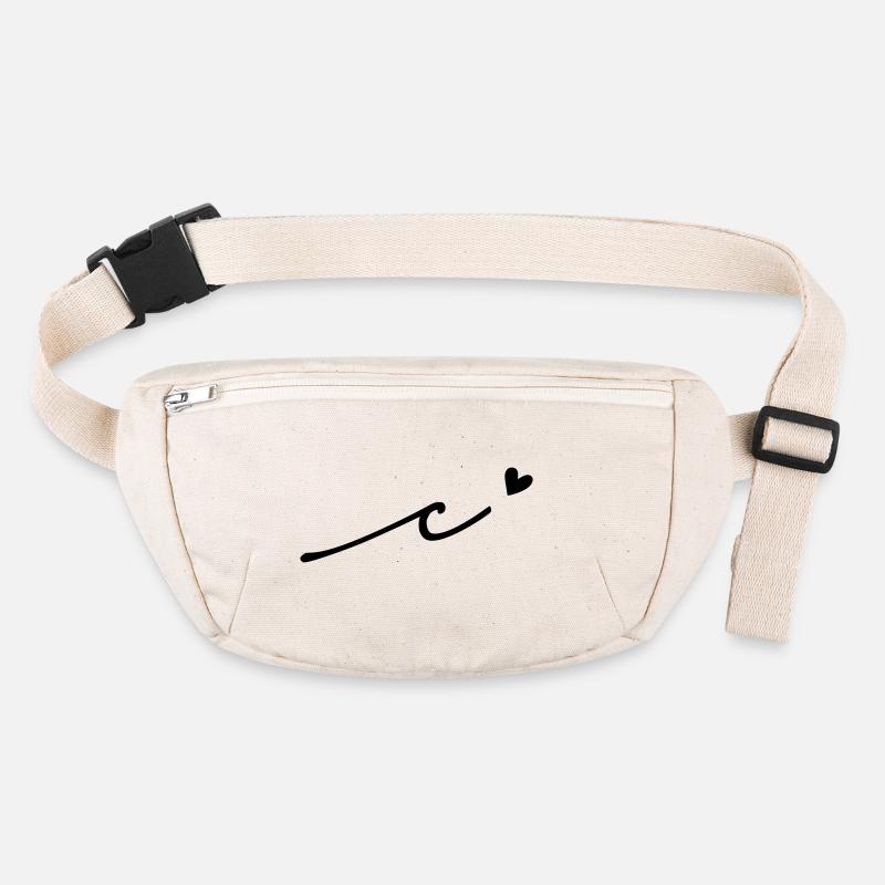 Letter C Cursive Stanley/Stella recycled Hip Bag 
