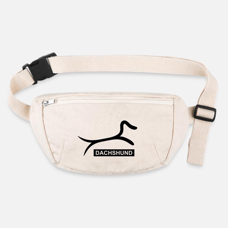 Sportlicher Dackel Stanley/Stella recycelte Gürteltasche