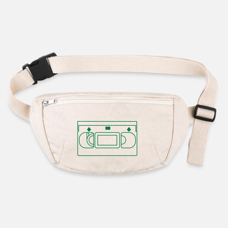 VHS-Band - Stanley/Stella recycelte Gürteltasche - Naturweiß