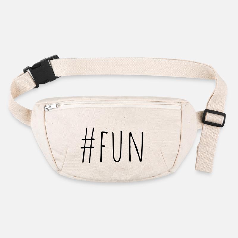 Hashtag Fun - stylish gift idea Stanley/Stella recycled Hip Bag 