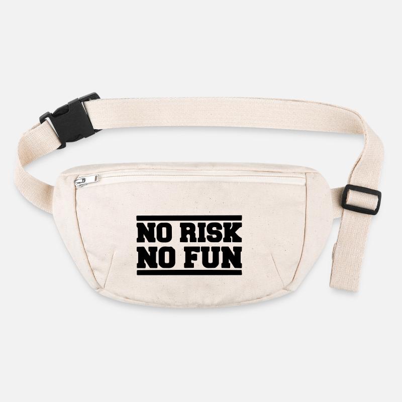 Aucun risque pas de plaisir Sac banane recyclé Stanley/Stella