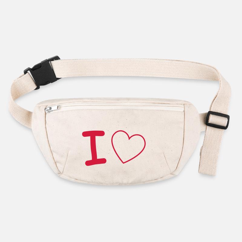 i love Stanley/Stella recycelte Gürteltasche