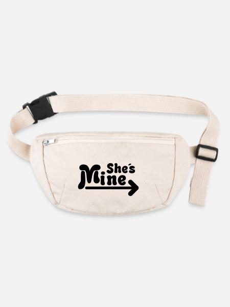 shes_mine_de1 - Stanley/Stella recycelte Gürteltasche - Naturweiß - Vorne