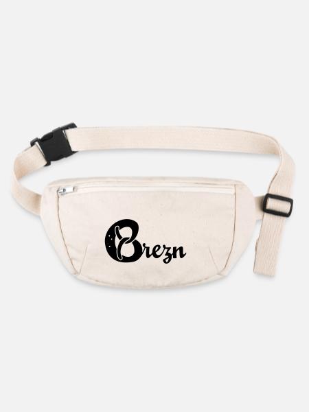Brezn - Stanley/Stella recycelte Gürteltasche - Naturweiß - Vorne
