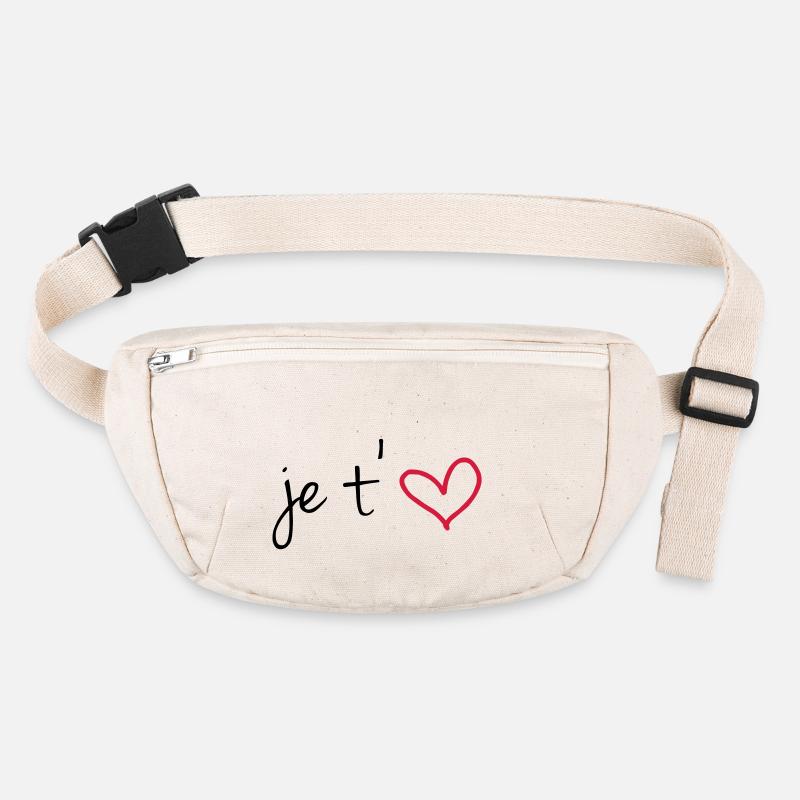 Je t'aime Stanley/Stella recycled Hip Bag 