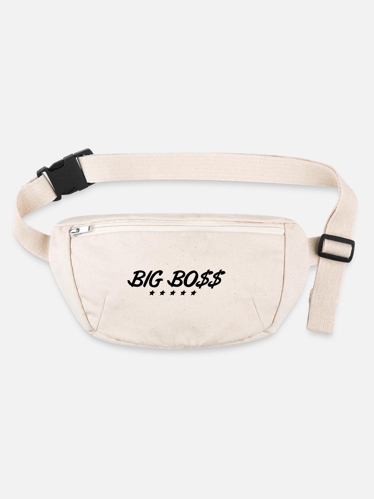 big_boss_f1 - Stanley/Stella recycled Hip Bag  - natural - Front