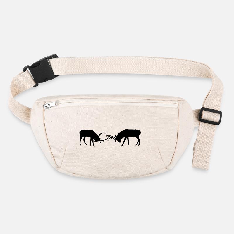 hirsch - geweih - jagd - jäger Stanley/Stella recycelte Gürteltasche