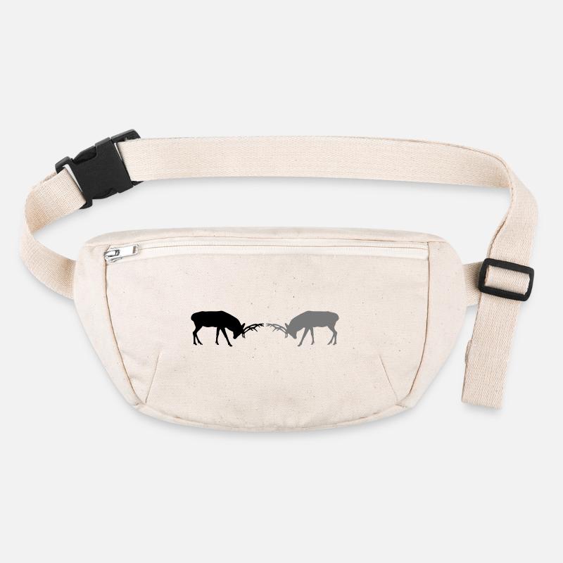 deer - antler - hunting - hunter Stanley/Stella recycled Hip Bag 