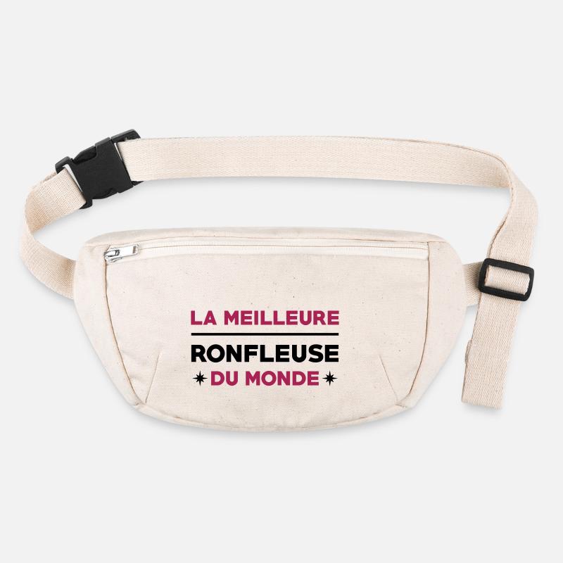 Ronfleur / Ronfleuse / Ronfler / Ronflement Sac banane recyclé Stanley/Stella