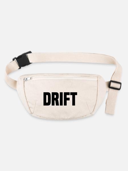 drift - Sac banane recyclé Stanley/Stella - blanc naturel - Devant
