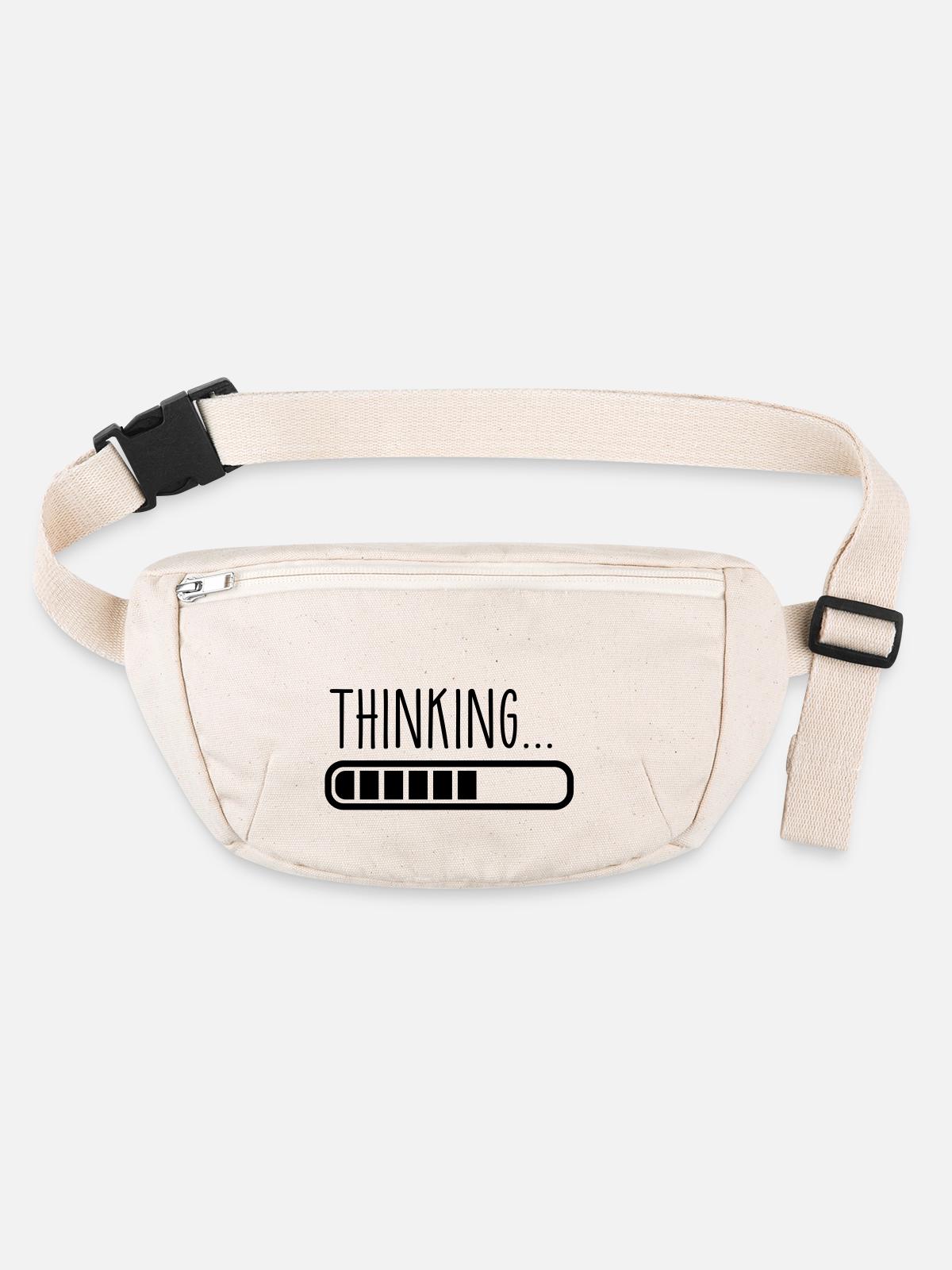 loading thinking - Sac banane recyclé Stanley/Stella - blanc naturel - Devant