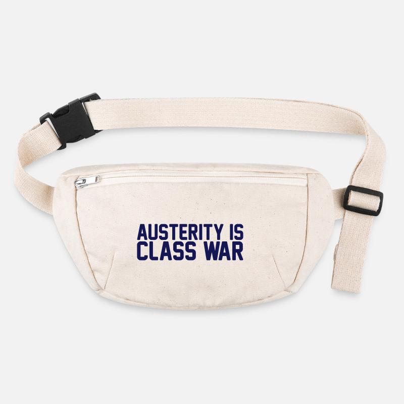 austerity is class war Stanley/Stella recycled Hip Bag 