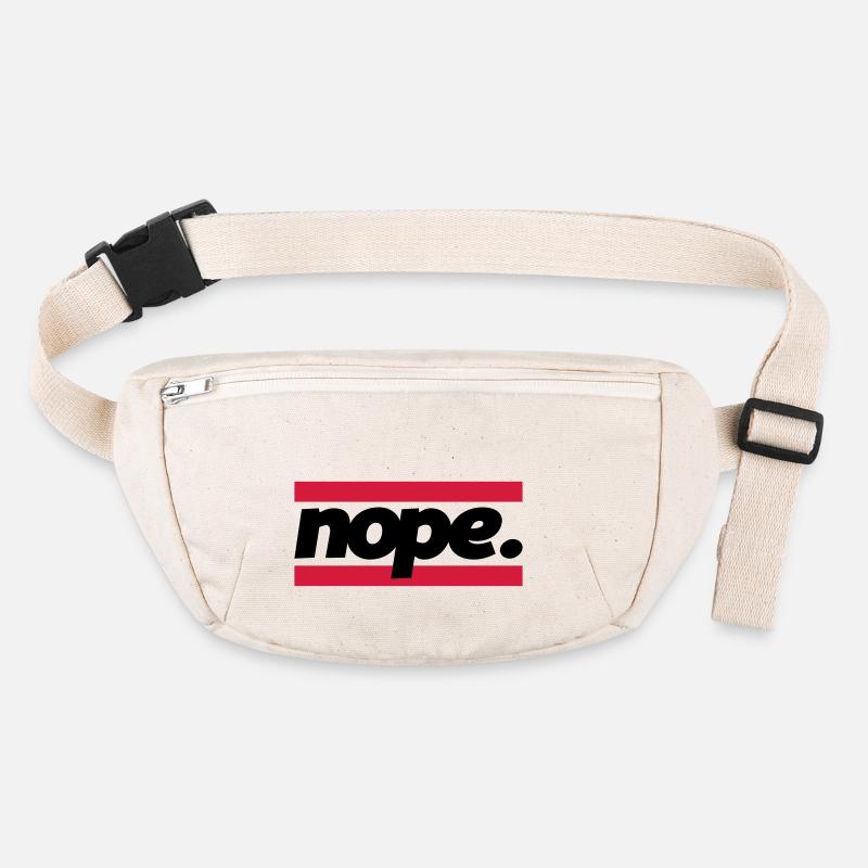 nope graphic Stanley/Stella recycelte Gürteltasche