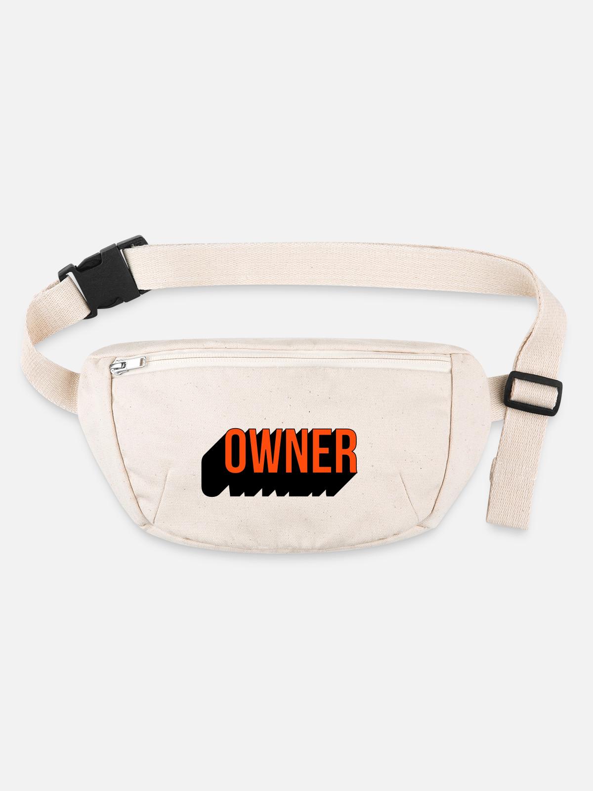 Owner two-tone - Stanley/Stella recycled Hip Bag - natural - Front